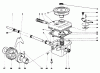 Toro 18060 - Lawnmower, 1980 (0000001-0999999) Ricambi GEAR CASE ASSEMBLY