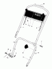 Toro 18060 - Lawnmower, 1980 (0000001-0999999) Ricambi HANDLE ASSEMBLY