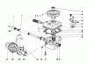Toro 18085 - Lawnmower, 1979 (9000001-9999999) Ricambi GEAR CASE ASSEMBLY