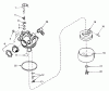 Toro 18095 - Lawnmower, 1979 (9000001-9999999) Ricambi CARBURETOR NO. 632050