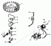 Toro 18215 - Whirlwind Lawnmower, 1970 (0000001-0999999) Ricambi MAGNETO NO. 610793