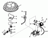 Toro 18216 - Whirlwind Lawnmower, 1970 (0000001-0999999) Ricambi MAGNETO NO. 610772