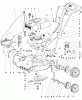 Toro 20222 - Lawnmower, 1968 (8000001-8999999) Ricambi 19" AND 21" H.P. MOWER DRAWING