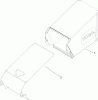 Toro 20005 - 22" Recycler Lawnmower, 2006 (260000001-260999999) Ricambi REAR BAG ASSEMBLY
