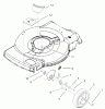 Toro 20009 - 22" Recycler Lawnmower, 2004 (240000001-240999999) Ricambi FRONT AXLE AND WHEEL ASSEMBLY