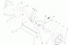 Toro 20009 - 22" Recycler Lawnmower, 2004 (240000001-240999999) Ricambi FWD REAR AXLE AND LOW WHEEL ASSEMBLY