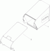 Toro 20013 - 22" Recycler Lawnmower, 2005 (250000001-250999999) Ricambi REAR BAG ASSEMBLY