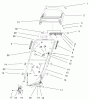 Toro 20027 (R-21OSB) - Recycler Mower, R-21OSB, 1999 (9900001-9999999) Ricambi HANDLE & CONTROLS ASSEMBLY