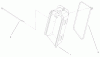 Toro 20035 (R-21SE) - Recycler Mower, R-21SE, 2001 (210000001-210999999) Ricambi BAG CHUTE ASSEMBLY PART NO. 104-7951