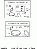 Toro 20049 - 22" Recycler Lawnmower, 2005 (250000001-250999999) Ricambi CARBURETOR OVERHAUL KIT ASSEMBLY BRIGGS AND STRATTON 125K05-0186-E1