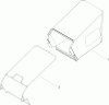 Toro 20049 - 22" Recycler Lawnmower, 2005 (250000001-250999999) Ricambi REAR BAG ASSEMBLY