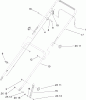 Toro 20053 - Super Recycler Lawn Mower, 2006 (260000001-260999999) Ricambi HANDLE ASSEMBLY