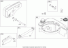 Toro 20056 - Super Recycler Lawn Mower, 2007 (270000001-270999999) Ricambi MUFFLER AND FUEL TANK ASSEMBLY BRIGGS AND STRATTON 126T02-0209-B1