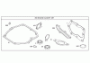 Toro 20058 - Super Recycler Lawn Mower, 2005 (250000001-250999999) Ricambi ENGINE GASKET SET ASSEMBLY BRIGGS AND STRATTON 125K07-0188-E1