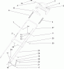 Toro 20058 - Super Recycler Lawn Mower, 2005 (250000001-250999999) Ricambi HANDLE ASSEMBLY