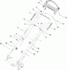 Toro 20066 - 22" Recycler Lawn Mower, 2007 (270000001-270999999) Ricambi HANDLE ASSEMBLY