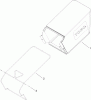Toro 20071A - 22" Recycler Lawn Mower, 2007 (270000001-270999999) Ricambi REAR BAG ASSEMBLY