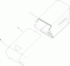 Toro 20074 - 22" Recycler Lawn Mower, 2007 (270000001-270999999) Ricambi REAR BAG ASSEMBLY