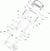 Toro 20089 - 22" Recycler Lawn Mower, 2008 (280000001-280999999) Ricambi HANDLE ASSEMBLY
