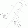Toro 20090 - Super Recycler Lawn Mower, 2009 (290000001-290999999) Ricambi HANDLE ASSEMBLY