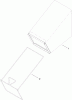 Toro 20092C - Super Recycler Lawn Mower, 2010 (310000001-310999999) Ricambi REAR BAG ASSEMBLY