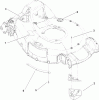 Toro 20095 - Super Recycler Lawn Mower, 2009 (290000001-290999999) Ricambi HOUSING ASSEMBLY NO. 115-2854