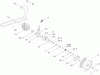 Toro 20095 - Super Recycler Lawn Mower, 2010 (310004269-310004922) Ricambi REAR WHEEL AND TRANSMISSION ASSEMBLY
