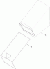Toro 20099 - Super Recycler Lawn Mower, 2011 (311000001-311999999) Ricambi REAR BAG ASSEMBLY