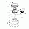 Toro 20103 - Lawnmower, 1991 (1000001-1999999) Ricambi RECOIL ASSEMBLY (MODEL NO. 47PL0-1)
