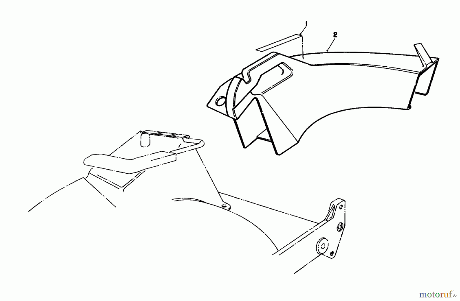 Toro Neu Mowers, Walk-Behind Seite 1 20106 - Toro Lawnmower, 1991 (1000001-1999999) SIDE DISCHARGE CHUTE MODEL NO. 59168 (OPTIONAL)