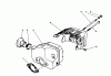Toro 20106 - Lawnmower, 1992 (2000001-2999999) Ricambi MUFFLER ASSEMBLY (ENGINE NO. 47PM1-2)