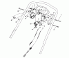 Toro 20106 - Lawnmower, 1992 (2000001-2999999) Ricambi TRACTION CONTROL ASSEMBLY