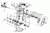 Toro 20107 - Lawnmower, 1991 (1000001-1999999) Ricambi GEAR CASE ASSEMBLY