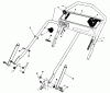 Toro 20107 - Lawnmower, 1991 (1000001-1999999) Ricambi HANDLE ASSEMBLY