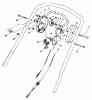 Toro 20107 - Lawnmower, 1991 (1000001-1999999) Ricambi TRACTION CONTROL ASSEMBLY