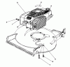 Toro 20107 - Lawnmower, 1992 (2000001-2999999) Ricambi ENGINE ASSEMBLY
