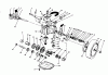 Toro 20107 - Lawnmower, 1992 (2000001-2999999) Ricambi GEAR CASE ASSEMBLY