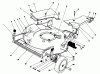 Toro 20218 - Lawnmower, 1991 (1000001-1999999) Ricambi HOUSING ASSEMBLY