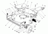Toro 20218 - Lawnmower, 1992 (2000001-2999999) Ricambi HOUSING ASSEMBLY