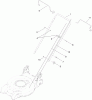 Toro 20314 - 20" Recycling/Rear Bagging Lawn Mower, 2011 (311000001-311999999) Ricambi HANDLE ASSEMBLY