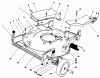 Toro 20320 - Lawnmower, 1992 (2000001-2999999) Ricambi HOUSING ASSEMBLY