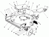 Toro 20321 - Lawnmower, 1992 (2000001-2999999) Ricambi HOUSING ASSEMBLY