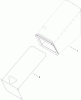 Toro 20323 - 20" Mulching/Rear Bagging Lawn Mower, 2010 (310000001-310999999) Ricambi BAG AND FRAME ASSEMBLY