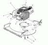 Toro 20324 - Lawnmower, 1992 (2000001-2999999) Ricambi ENGINE ASSEMBLY