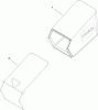 Toro 20330C - 22" Recycler Lawn Mower, 2009 (290000001-290999999) Ricambi REAR BAG ASSEMBLY