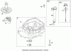 Toro 20331 - 22" Recycler Lawn Mower, 2009 (290000001-290999999) Ricambi CRANKCASE COVER/SUMP ASSEMBLY BRIGGS AND STRATTON 124T02-0203-B1