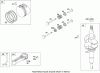 Toro 20331 - 22" Recycler Lawn Mower, 2009 (290000001-290999999) Ricambi CRANKSHAFT, PISTON, RING AND CONNECTING ROD ASSEMBLY BRIGGS AND STRATTON 124T02-0203-B1