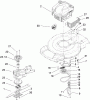 Toro 20333 - 22" Recycler Lawn Mower, 2009 (290000001-290999999) Ricambi ENGINE ASSEMBLY