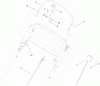 Toro 20333C - 22" Recycler Lawn Mower, 2011 (311000001-311999999) Ricambi HANDLE COMPONENT ASSEMBLY
