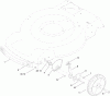 Toro 20334 - 22" Recycler Lawn Mower, 2010 (310000001-310999999) Ricambi FRONT AXLE ASSEMBLY